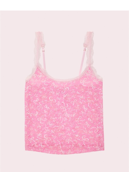 PINK Victoria's Secret Other - Love Shack Fancy X PINK Lace-Trim Bow-Print Camisole